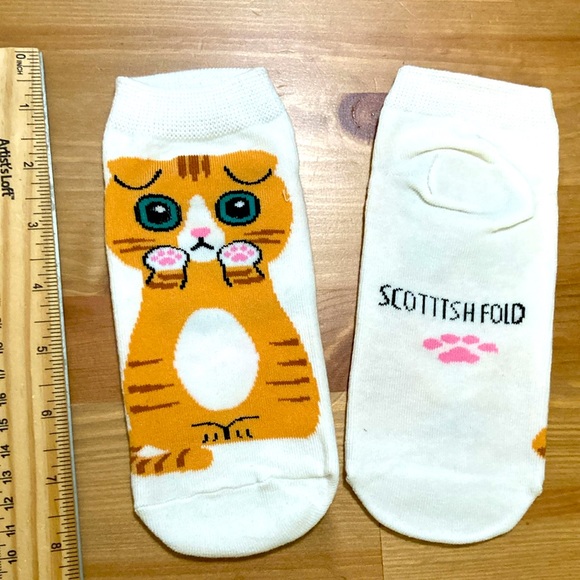 Accessories - NWT Kitty Cat Socks: Scottish Fold ++ FREE STICKERS